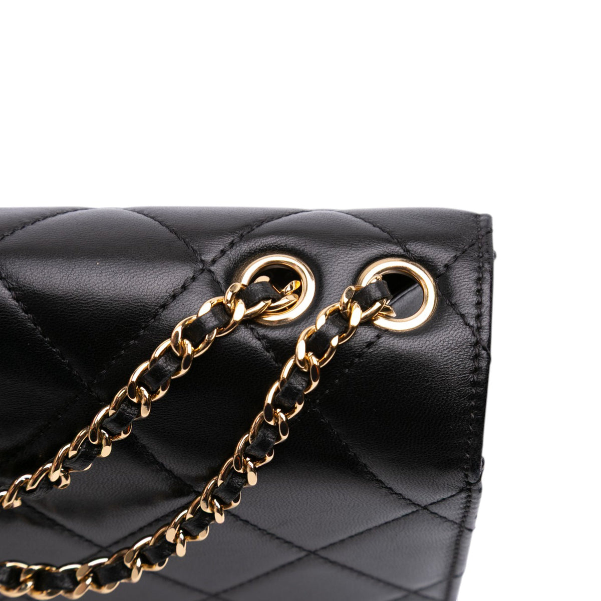 Chanel Quilted Lambskin Golden Class Flap