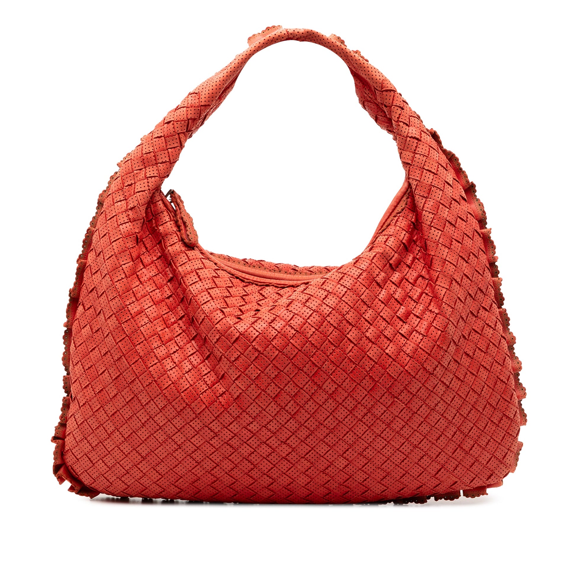 Bottega Veneta Small Perforated Nappa Intrecciato Veneta Hobo