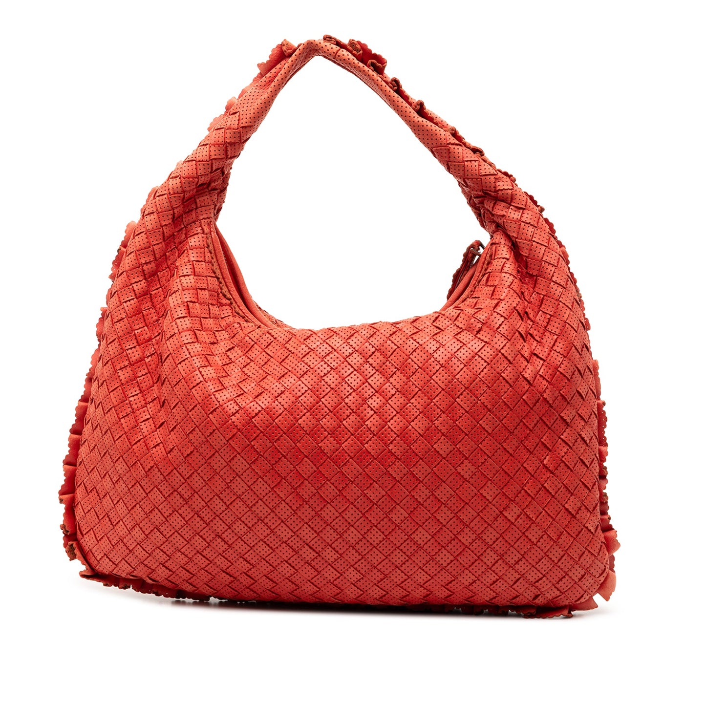Bottega Veneta Small Perforated Nappa Intrecciato Veneta Hobo