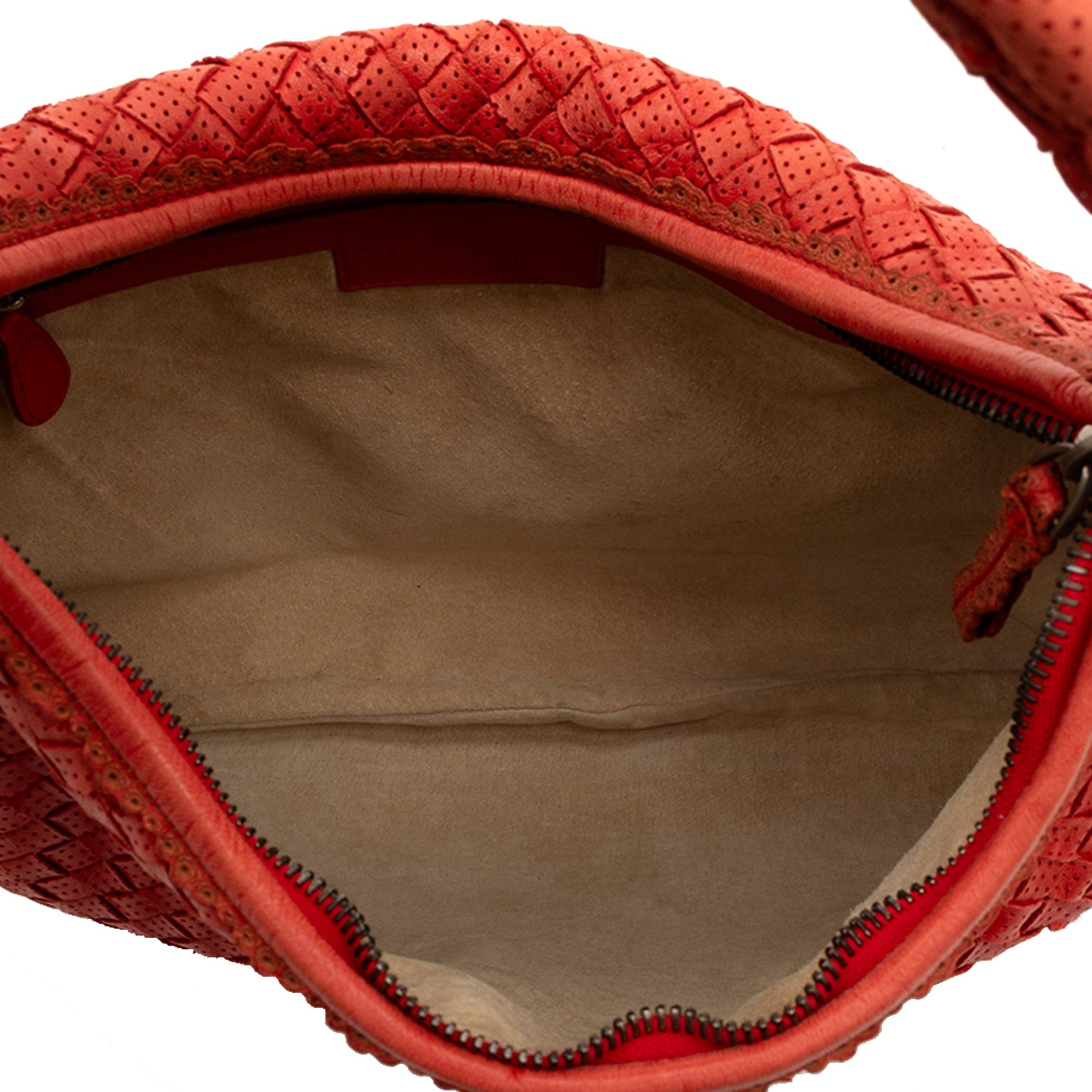 Bottega Veneta Small Perforated Nappa Intrecciato Veneta Hobo