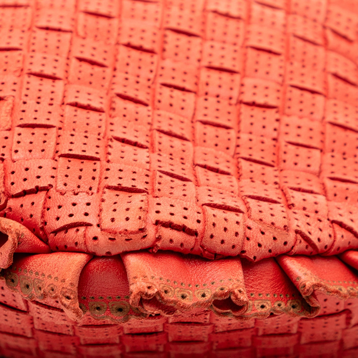 Bottega Veneta Small Perforated Nappa Intrecciato Veneta Hobo