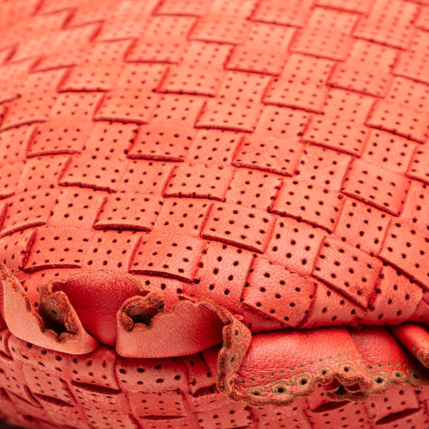 Bottega Veneta Small Perforated Nappa Intrecciato Veneta Hobo