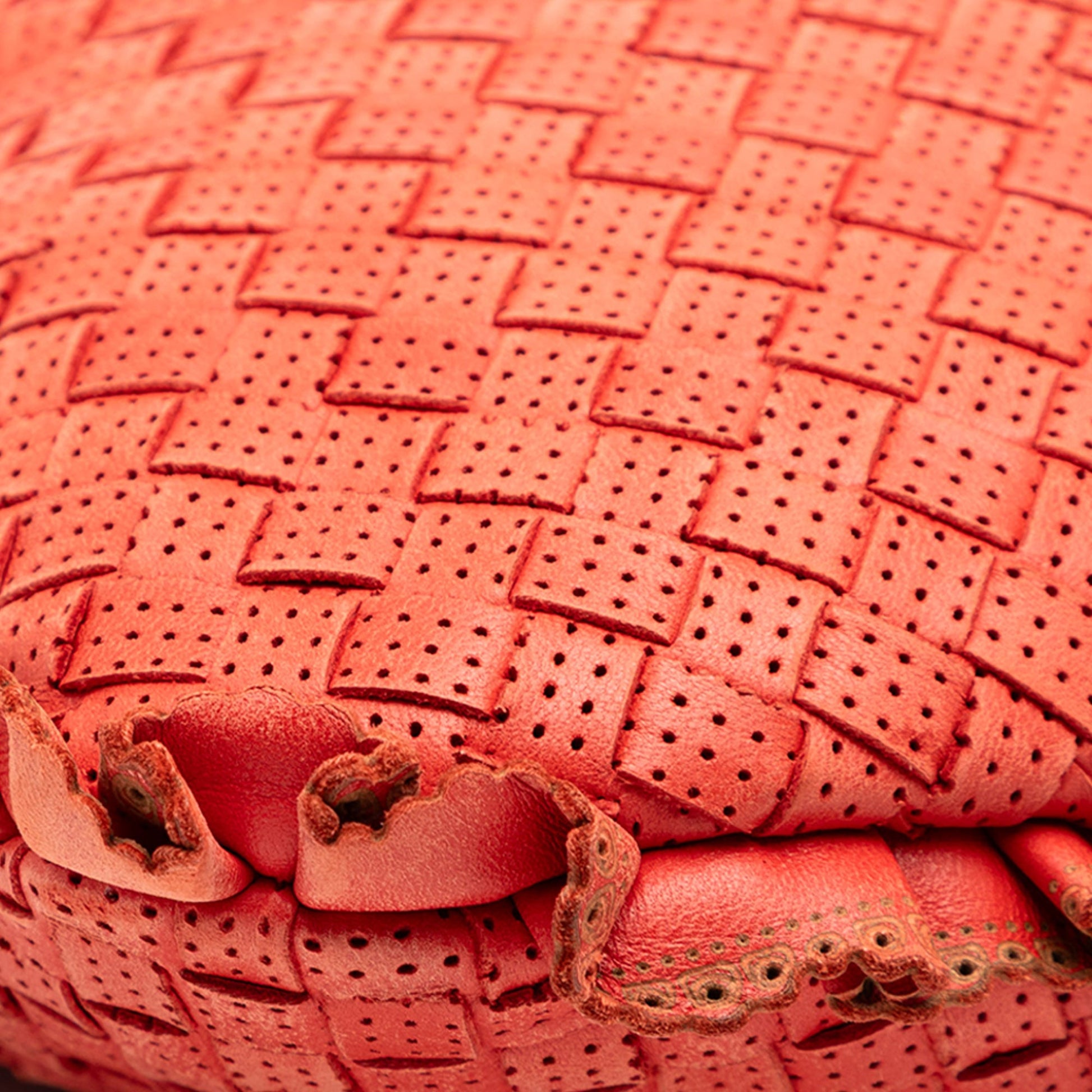 Bottega Veneta Small Perforated Nappa Intrecciato Veneta Hobo