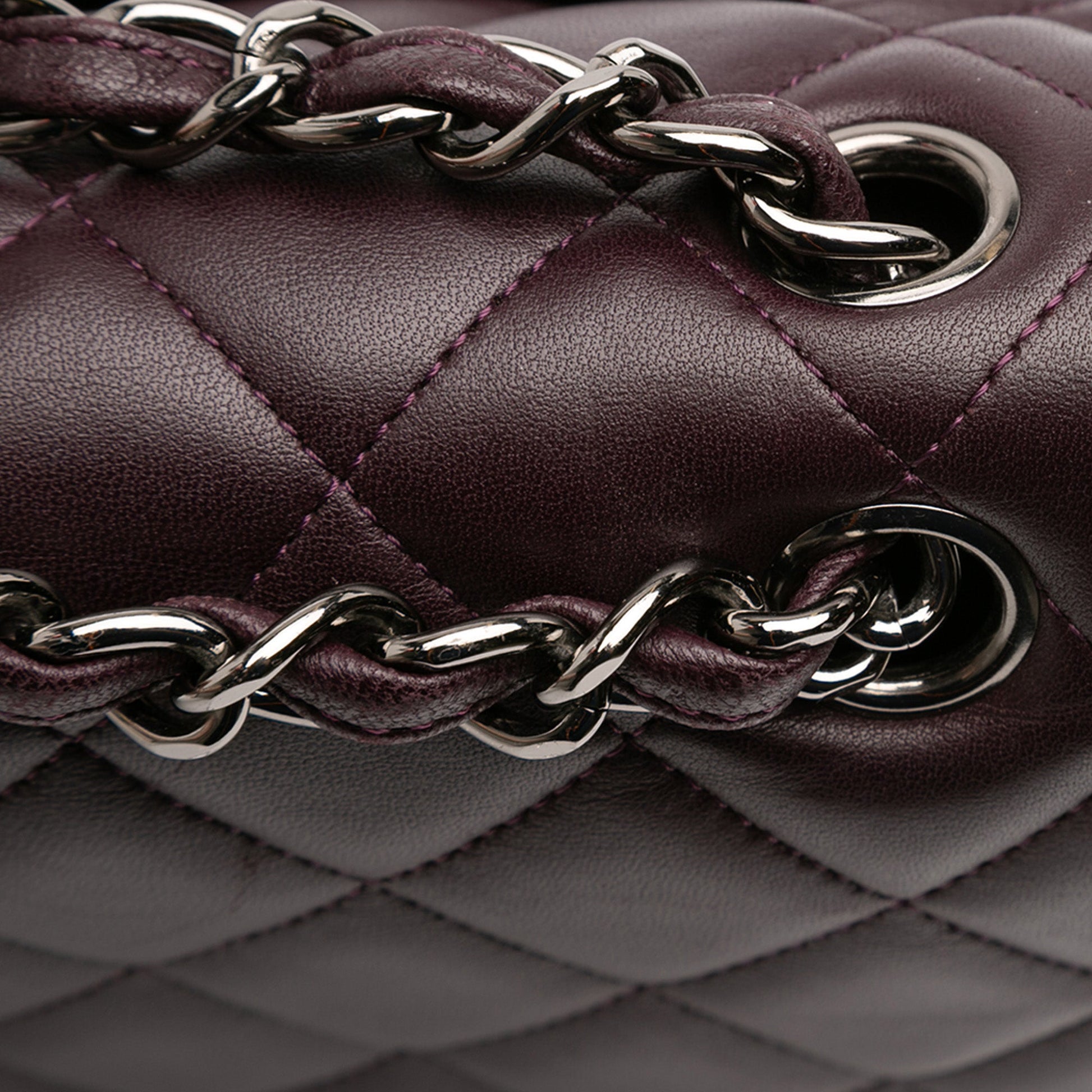 Jumbo Classic Lambskin Double Flap