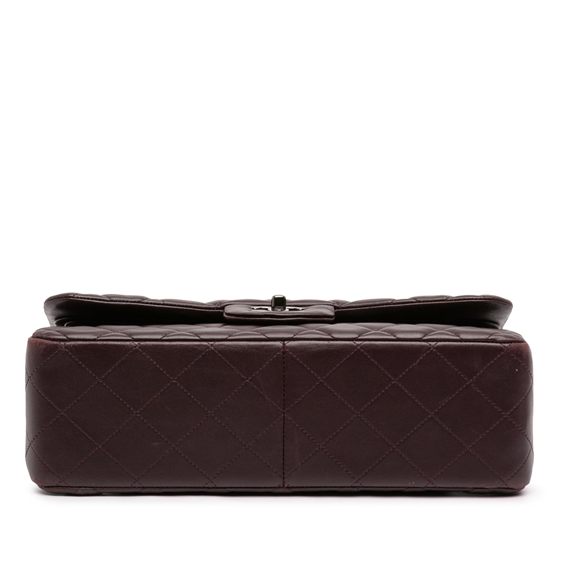 Jumbo Classic Lambskin Double Flap