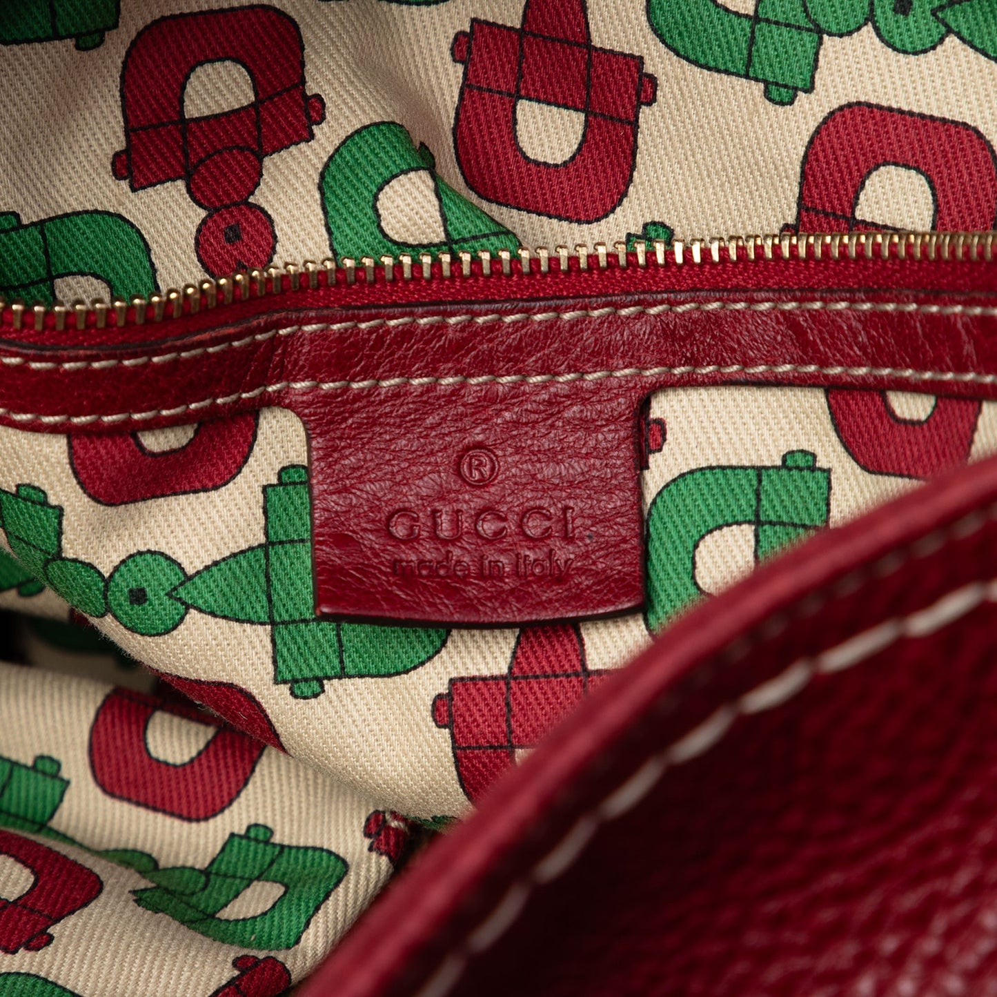 Large Guccissima Trimmed Leather Signoria Hobo Bag