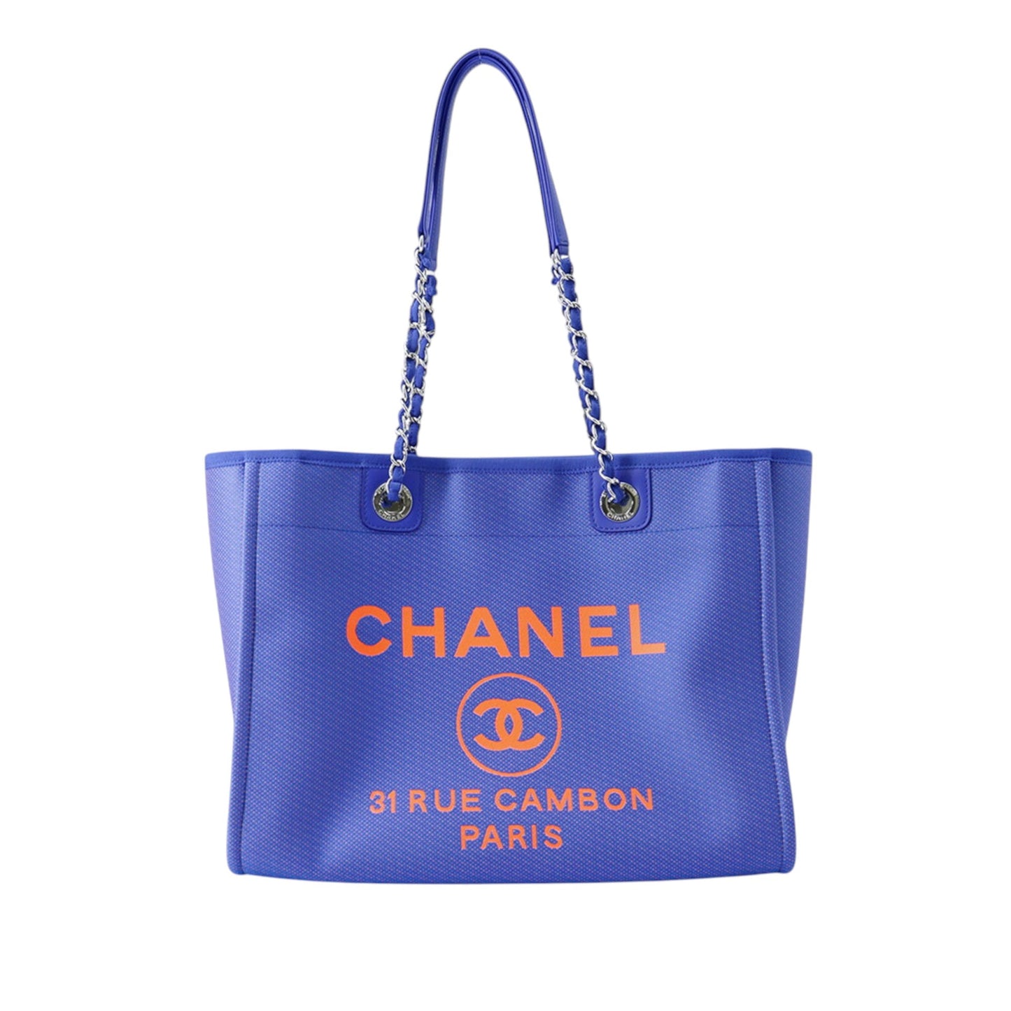 Chanel Small Canvas Deauville Tote