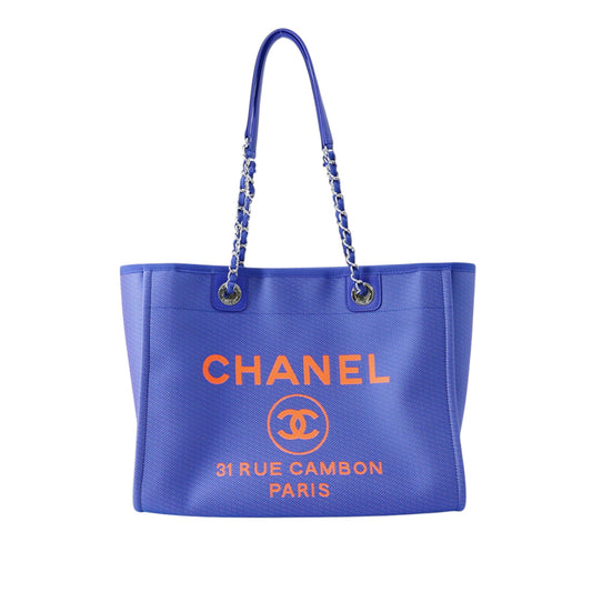 Chanel Small Canvas Deauville Tote