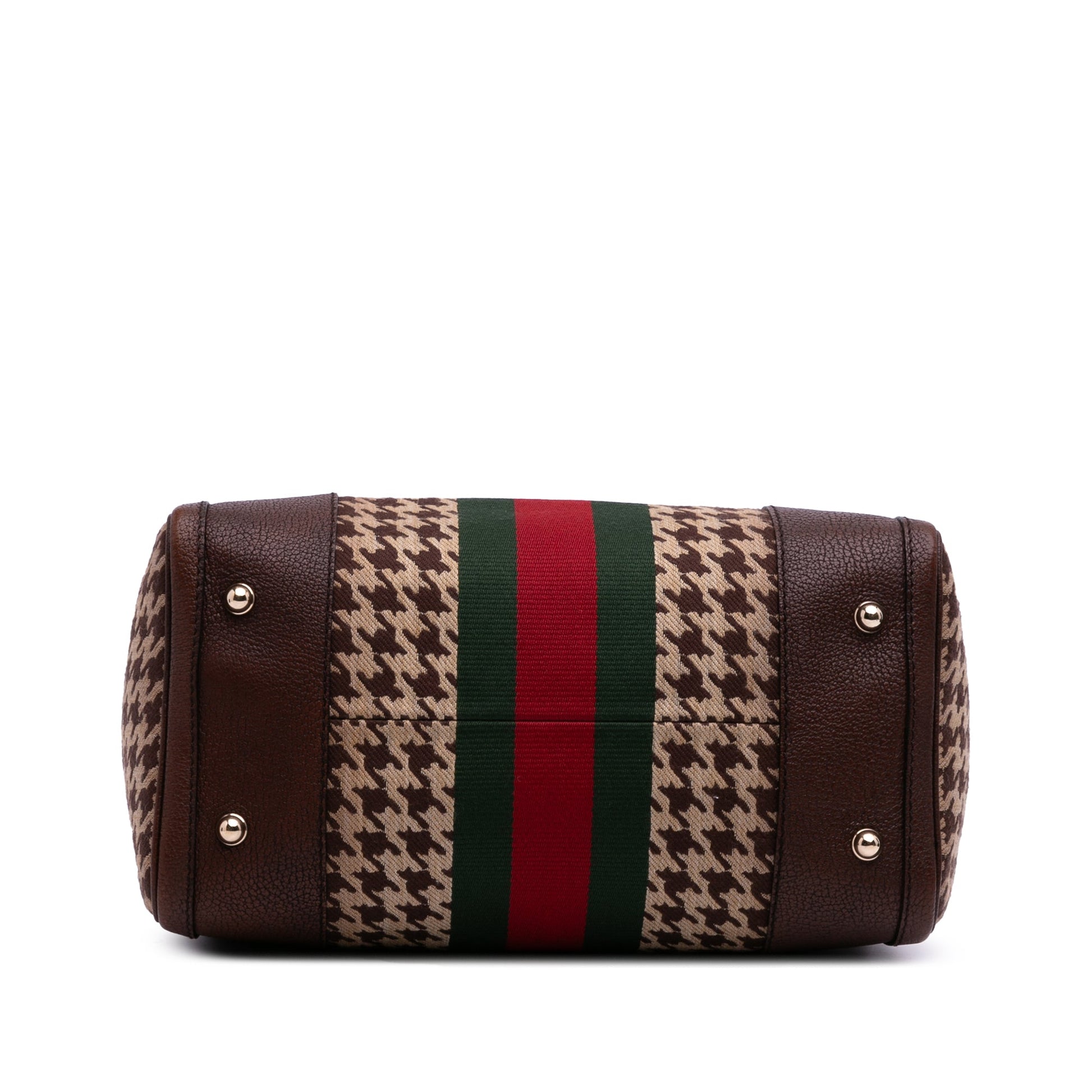 Gucci Cotton Seventies Web Boston Bag