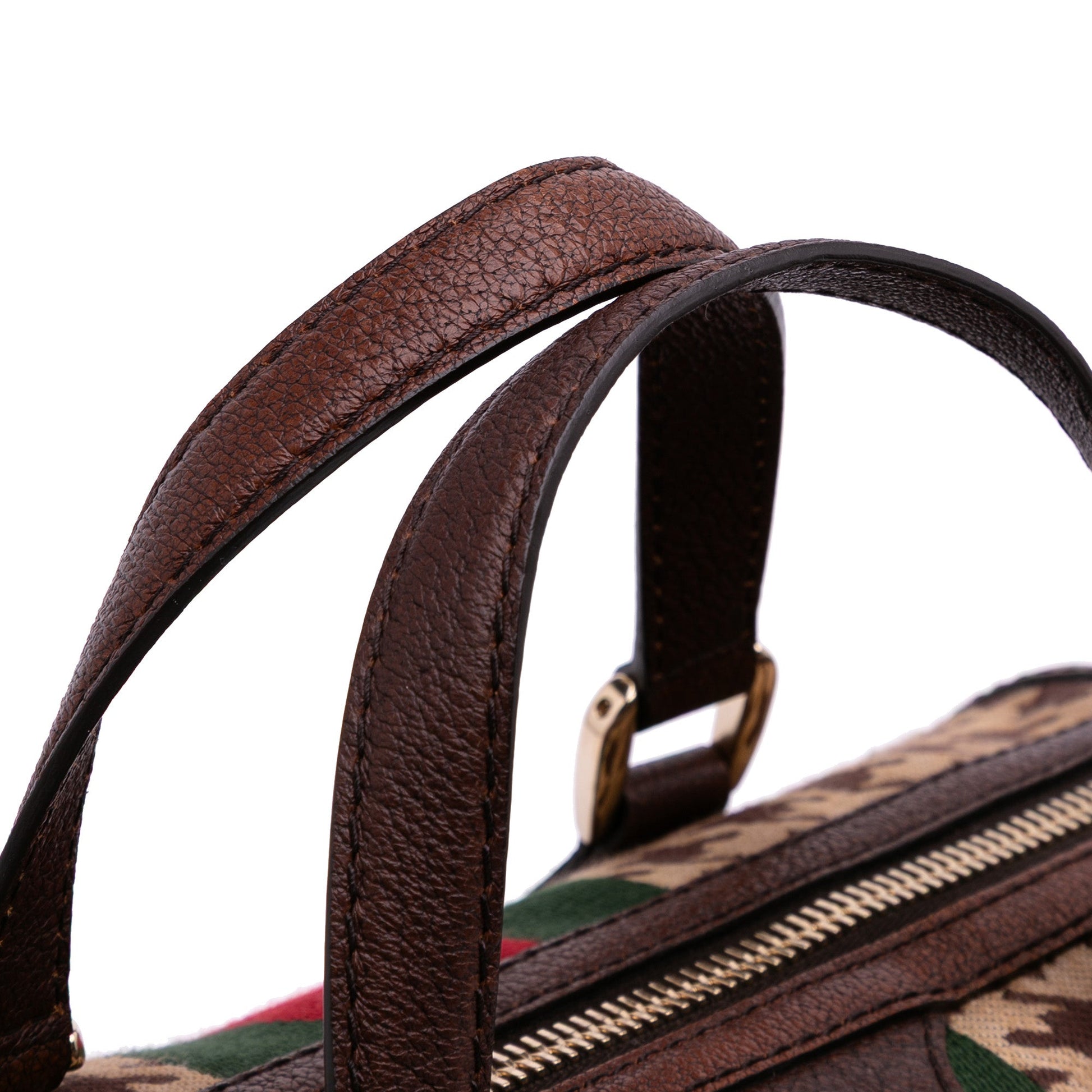 Gucci Cotton Seventies Web Boston Bag