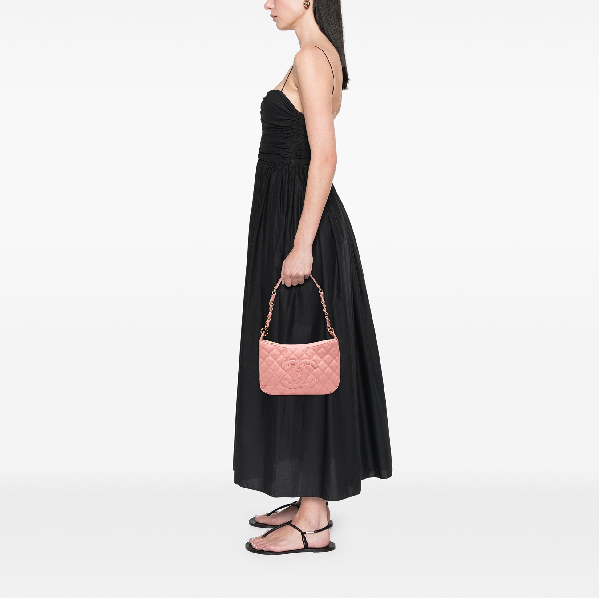 Chanel Quilted Caviar Timeless Shoulder Bag