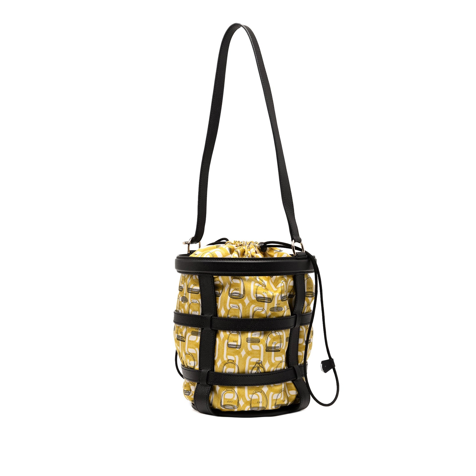 Hermès Silk and Epsom Sac Musardine