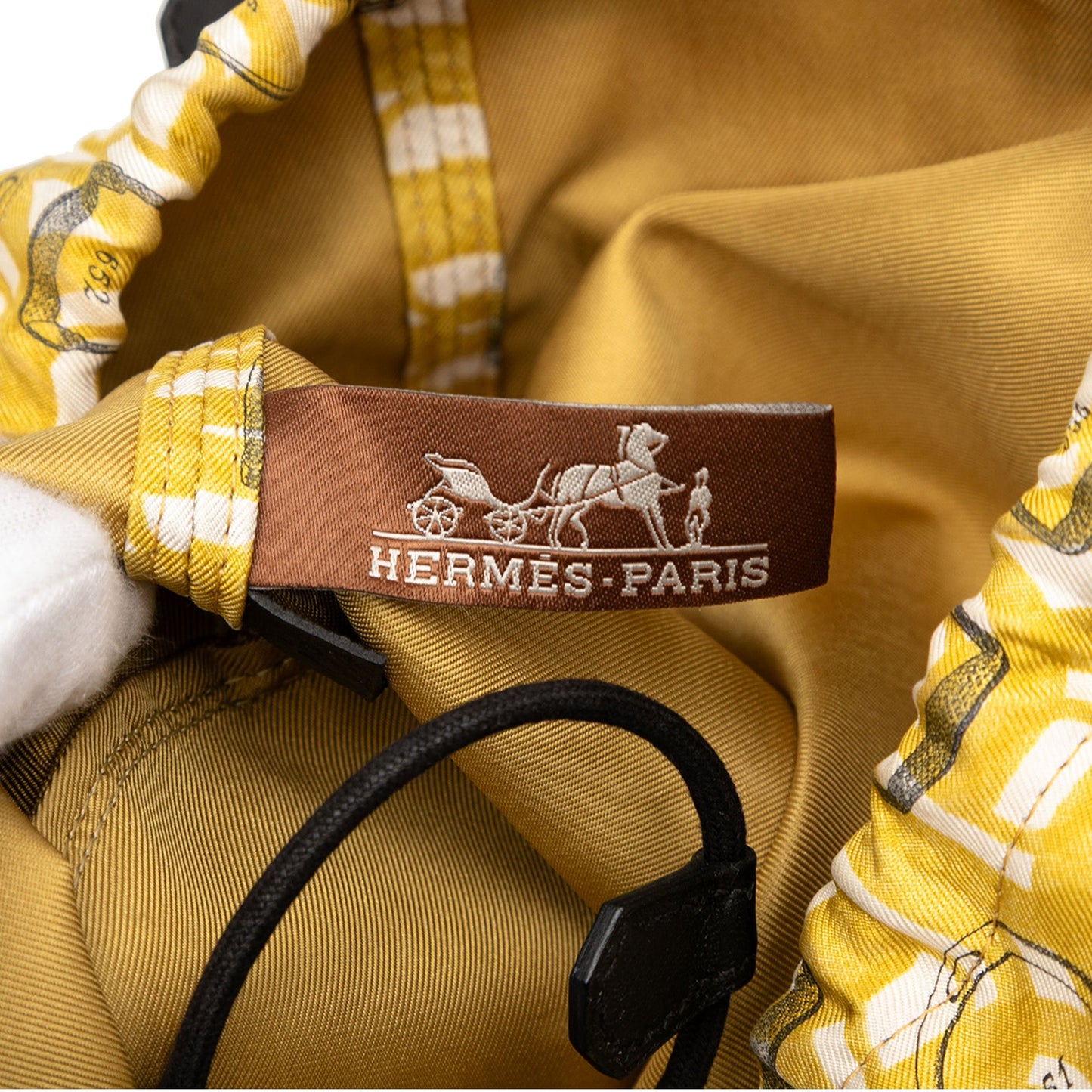 Hermès Silk and Epsom Sac Musardine