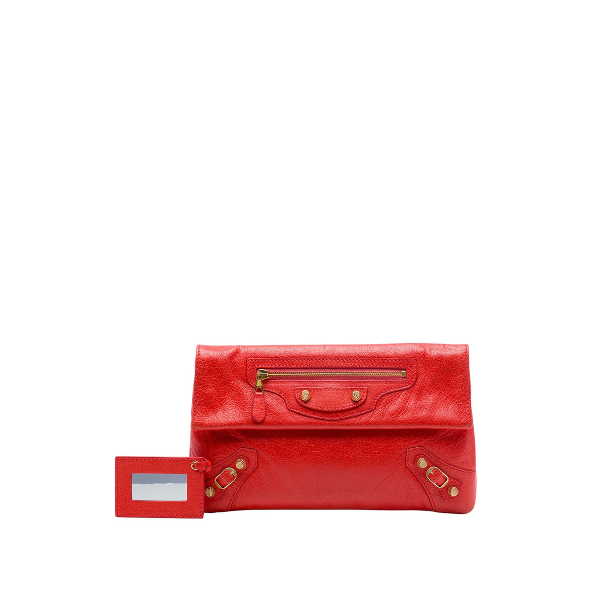 Balenciaga Lambskin Motocross Giant 12 Envelope Clutch