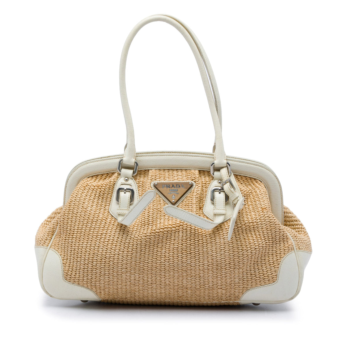 Prada Raffia Shoulder Bag