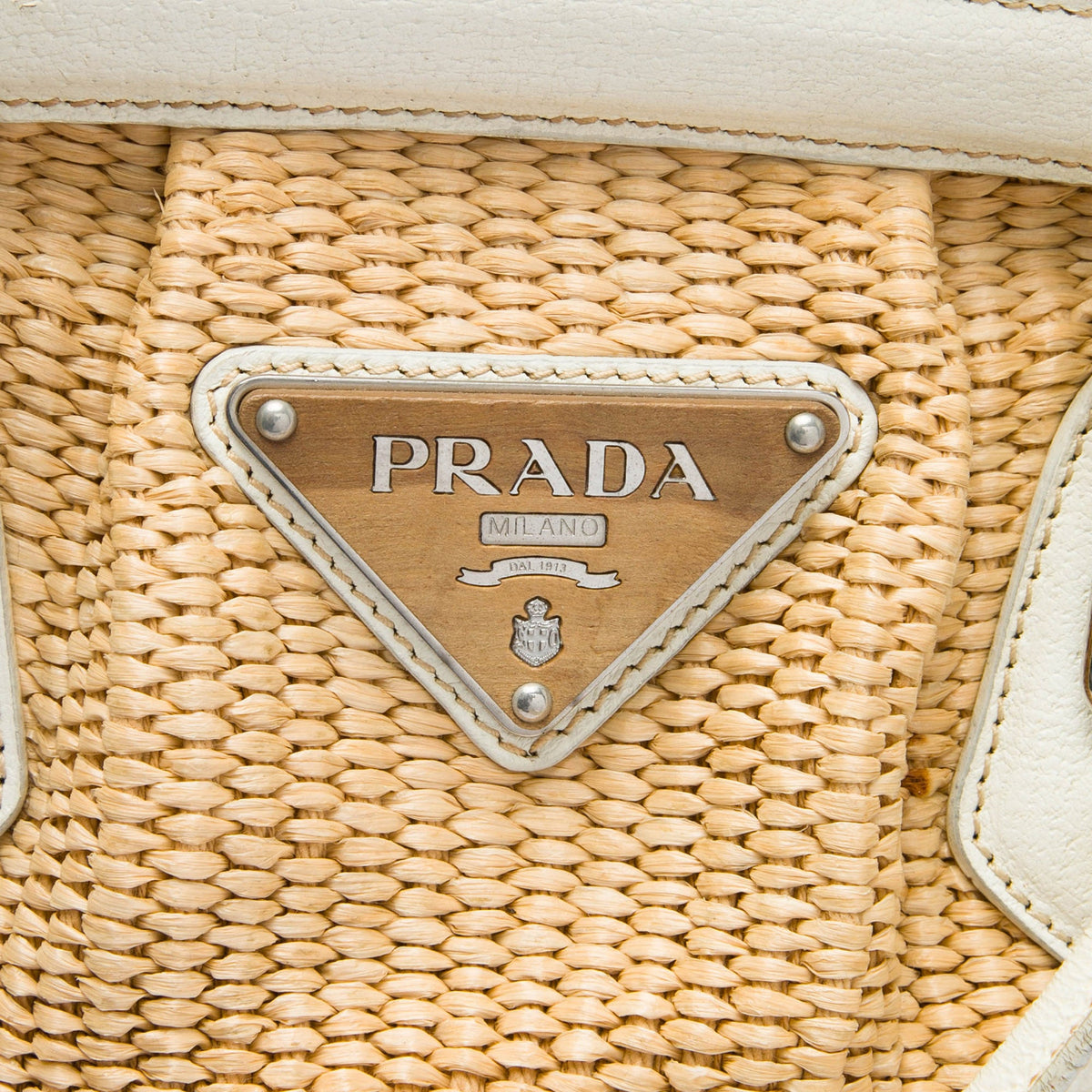 Prada Raffia Shoulder Bag