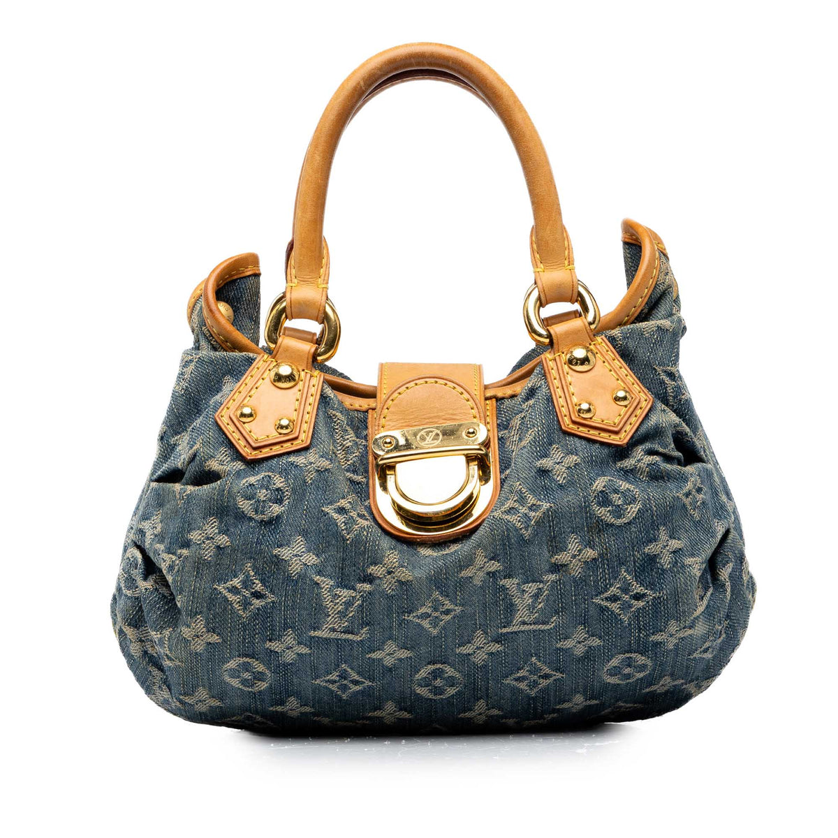Louis Vuitton Monogram Denim Pleaty — Blue
