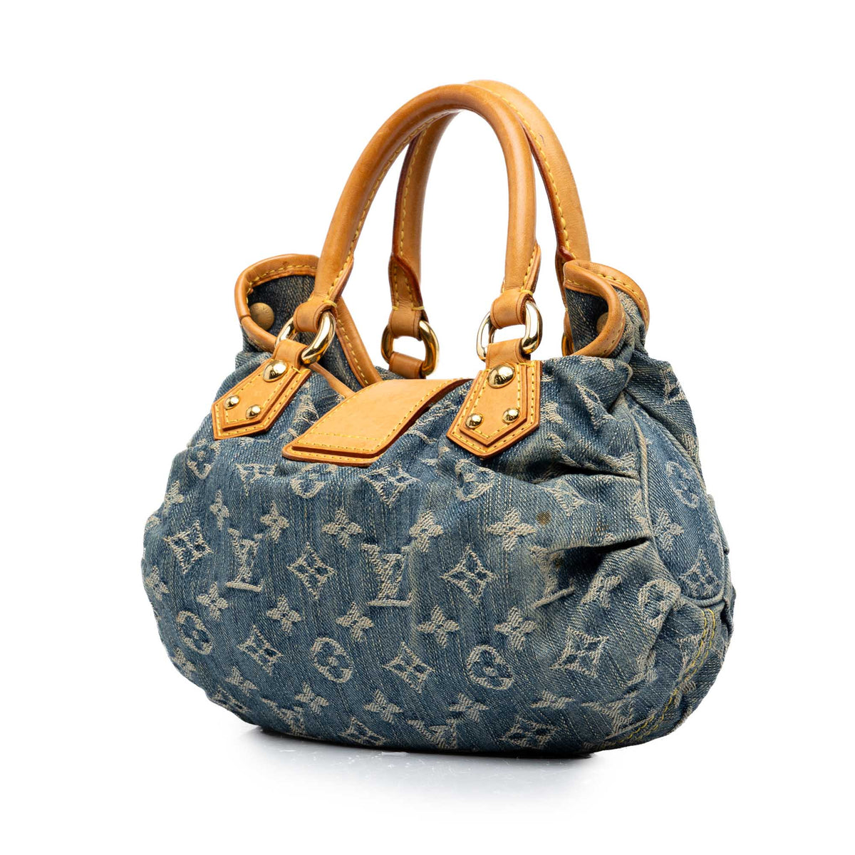 Louis Vuitton Monogram Denim Pleaty — Blue