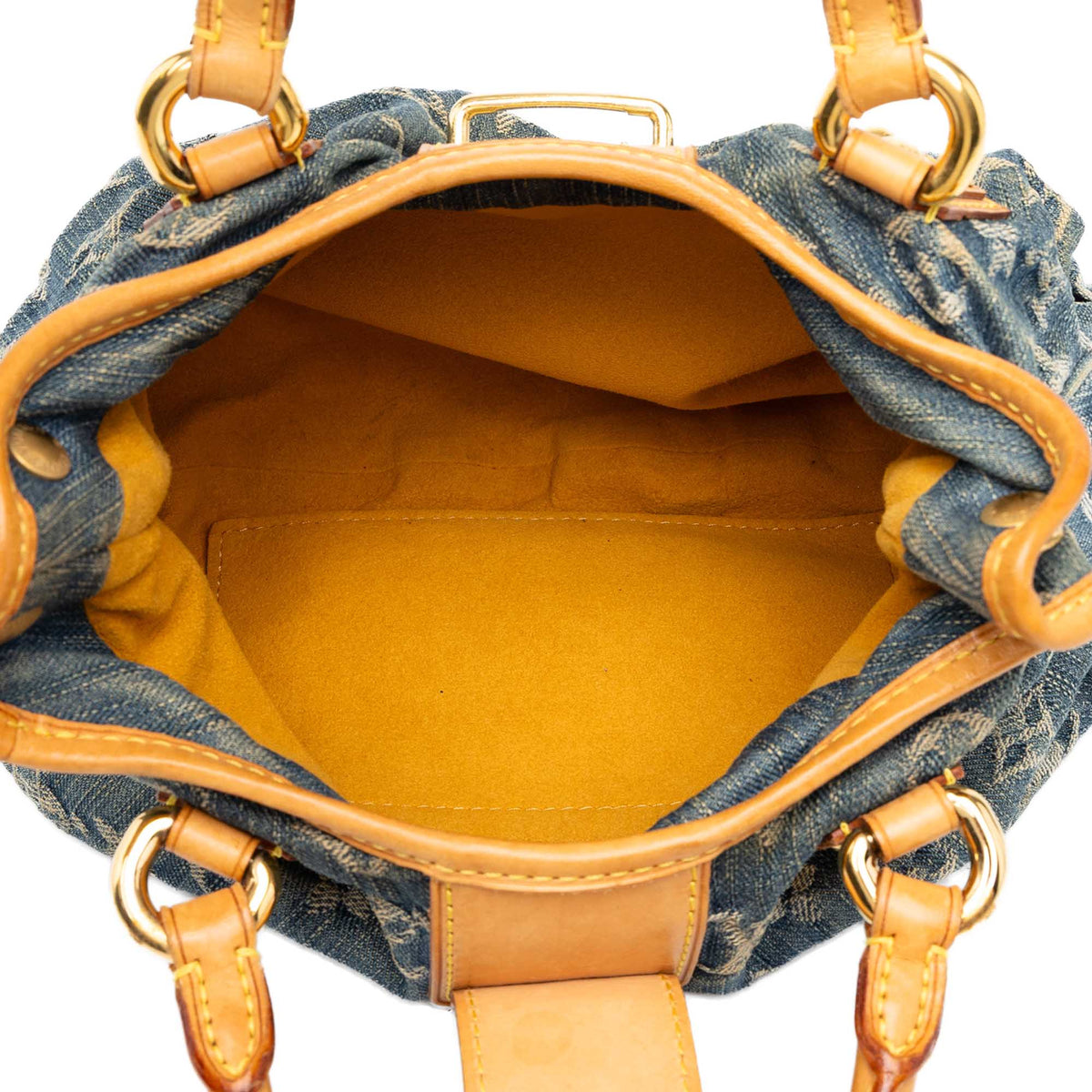 Louis Vuitton Monogram Denim Pleaty — Blue