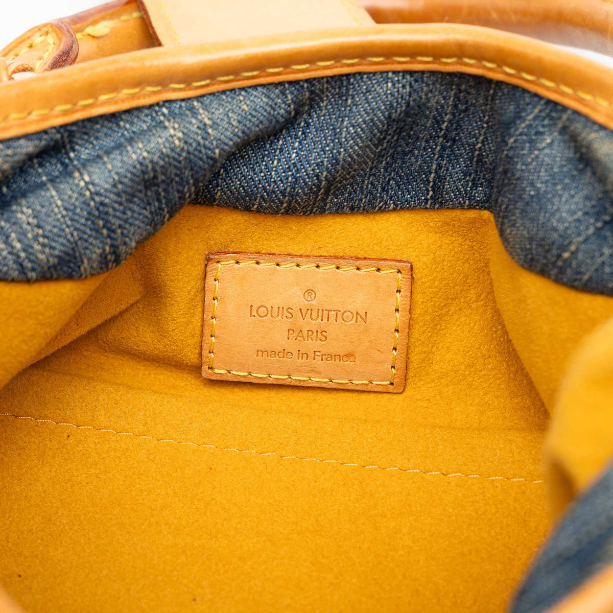 Louis Vuitton Monogram Denim Pleaty — Blue