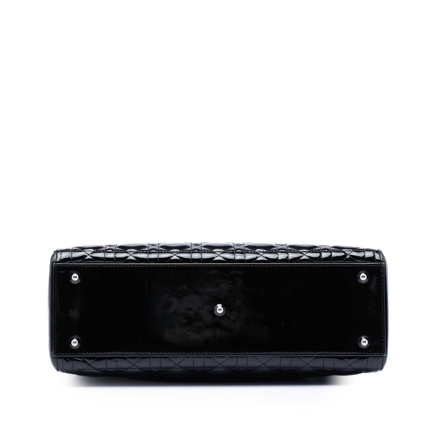 Dior Large Patent Cannage Lady Dior