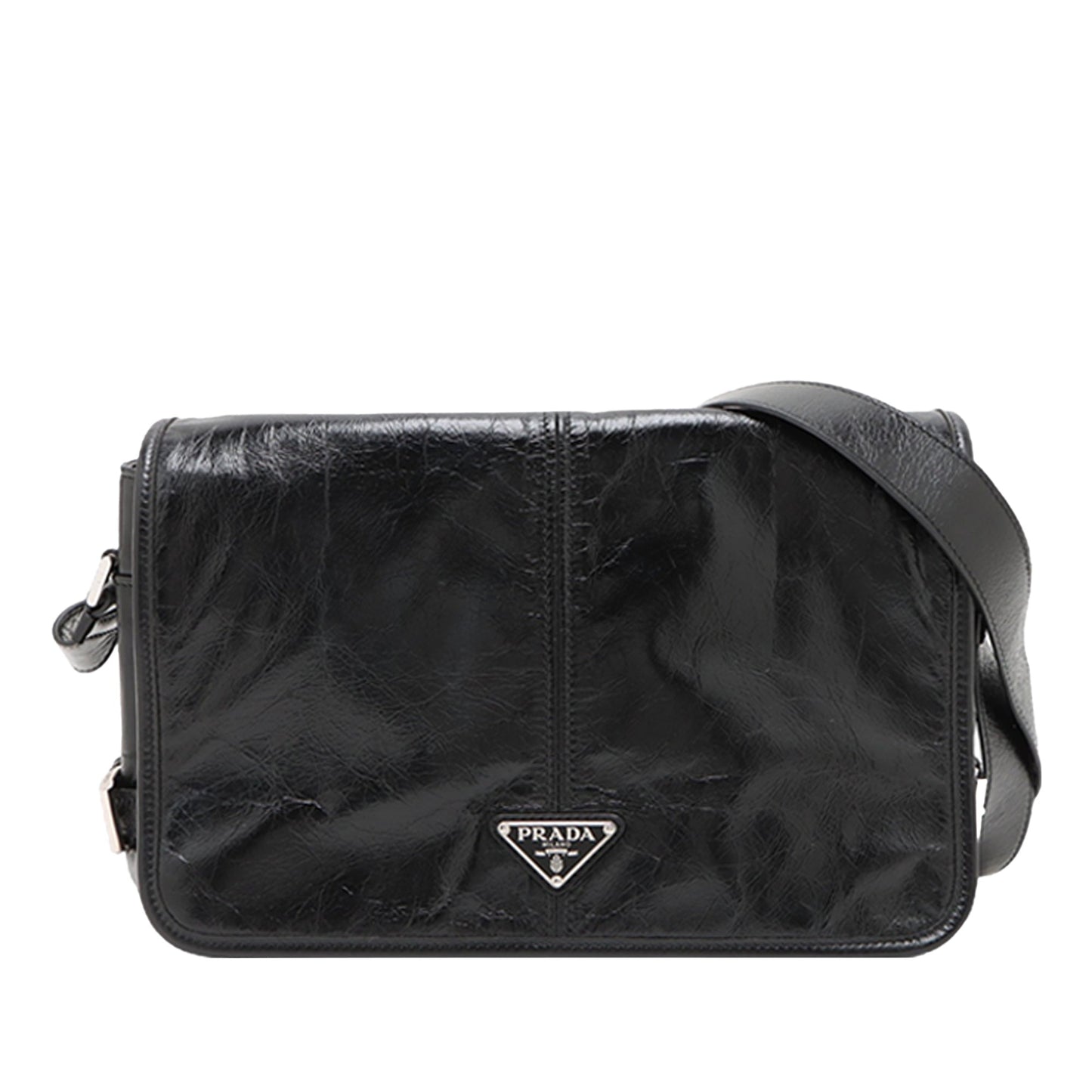 Prada Vitello Shine Messenger Bag