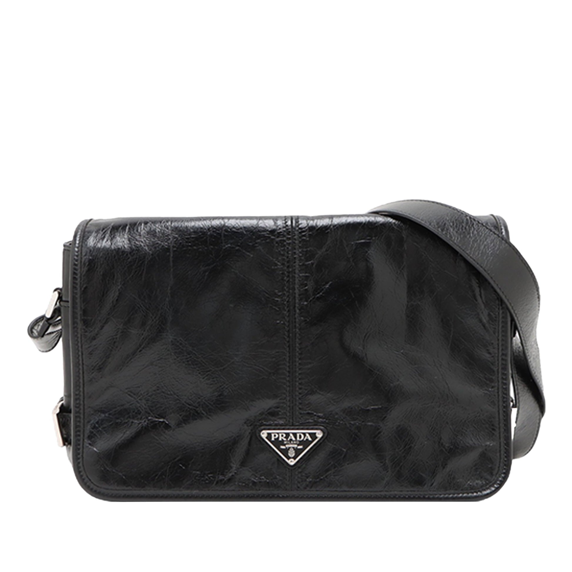 Prada Vitello Shine Messenger Bag