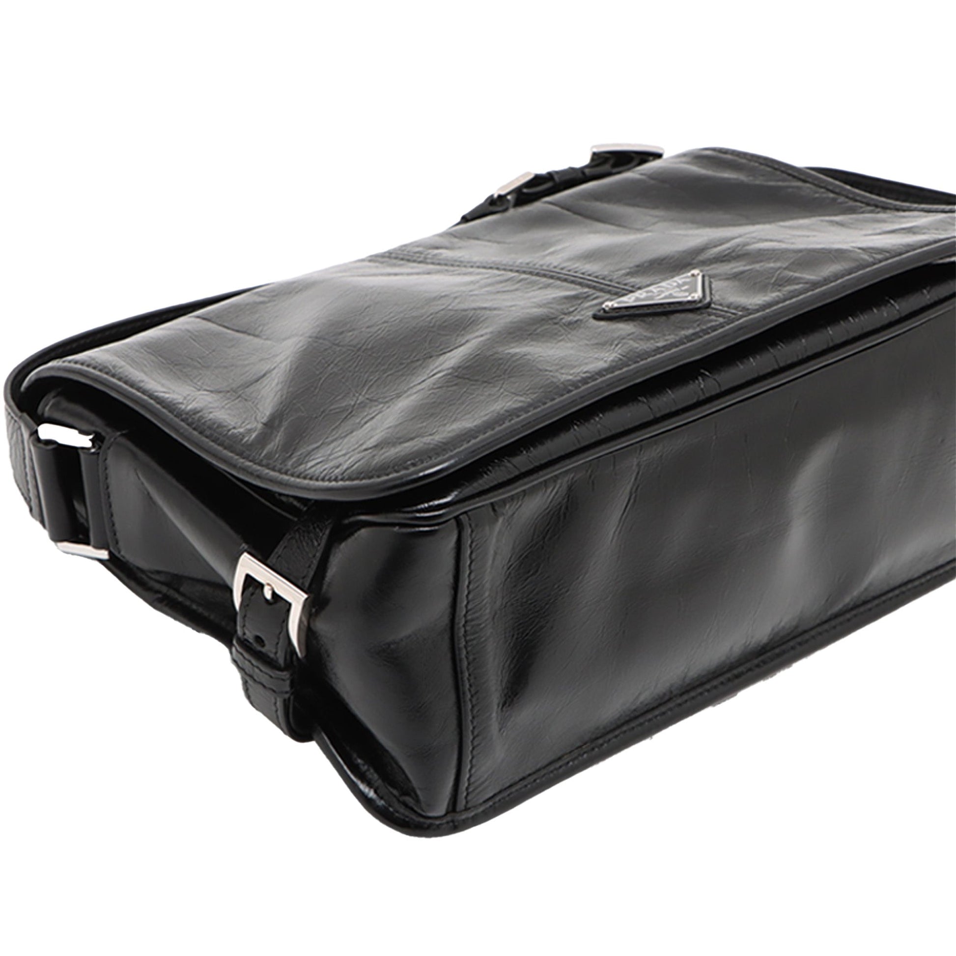 Prada Vitello Shine Messenger Bag