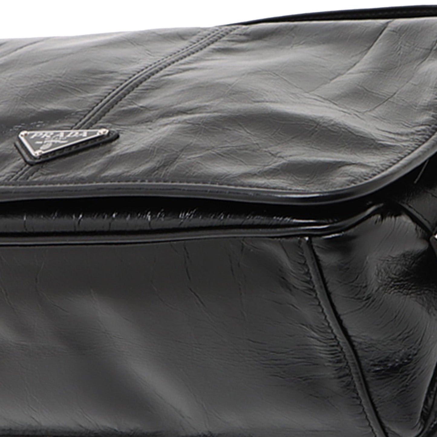 Prada Vitello Shine Messenger Bag