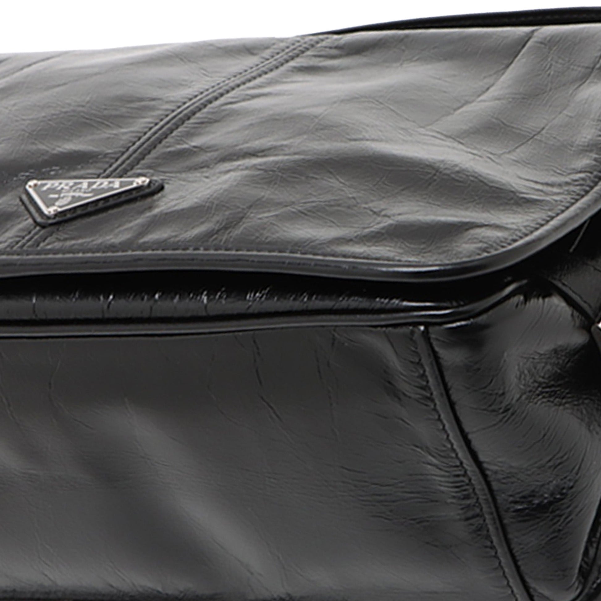 Prada Vitello Shine Messenger Bag