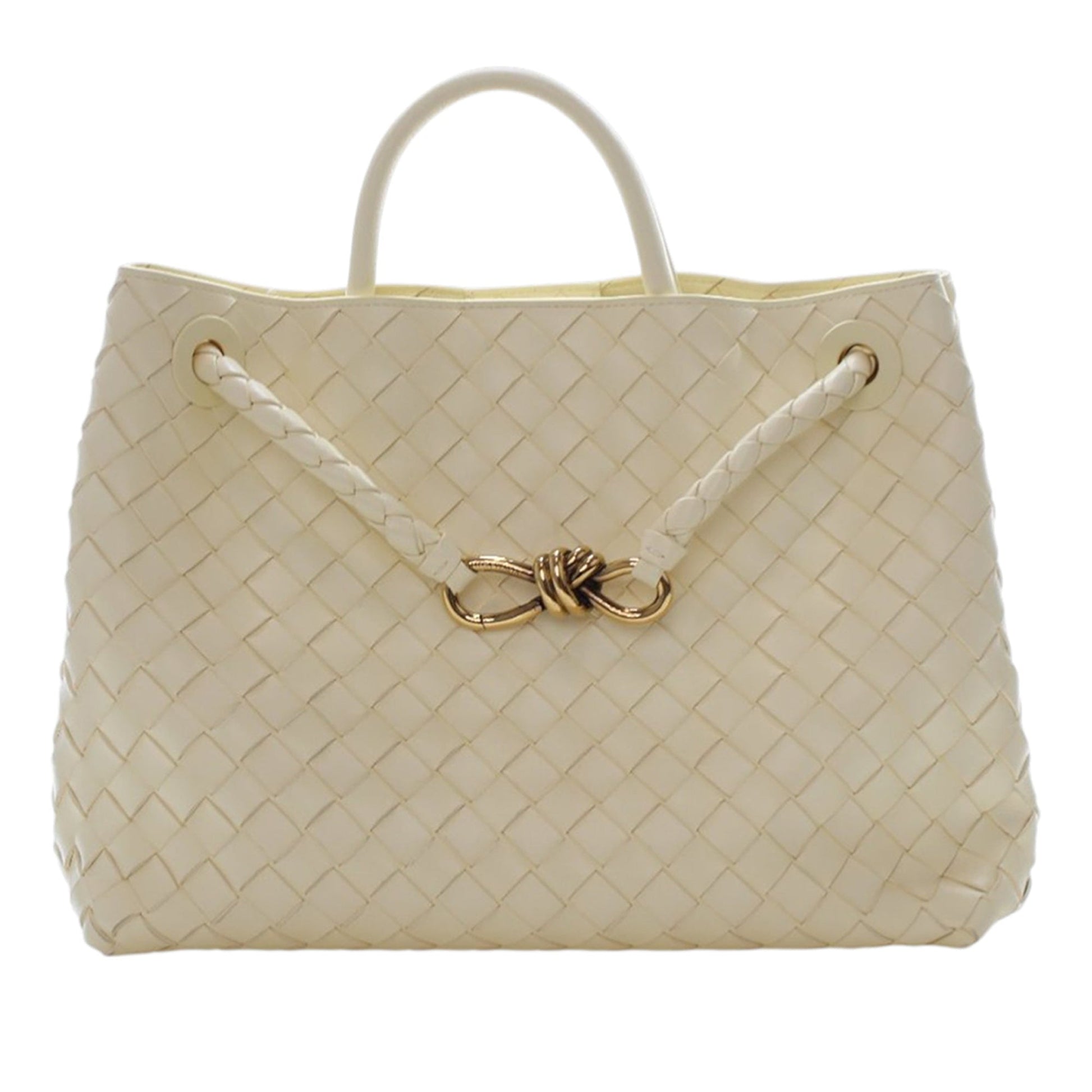 Medium Lambskin Intrecciato Andiamo Bag