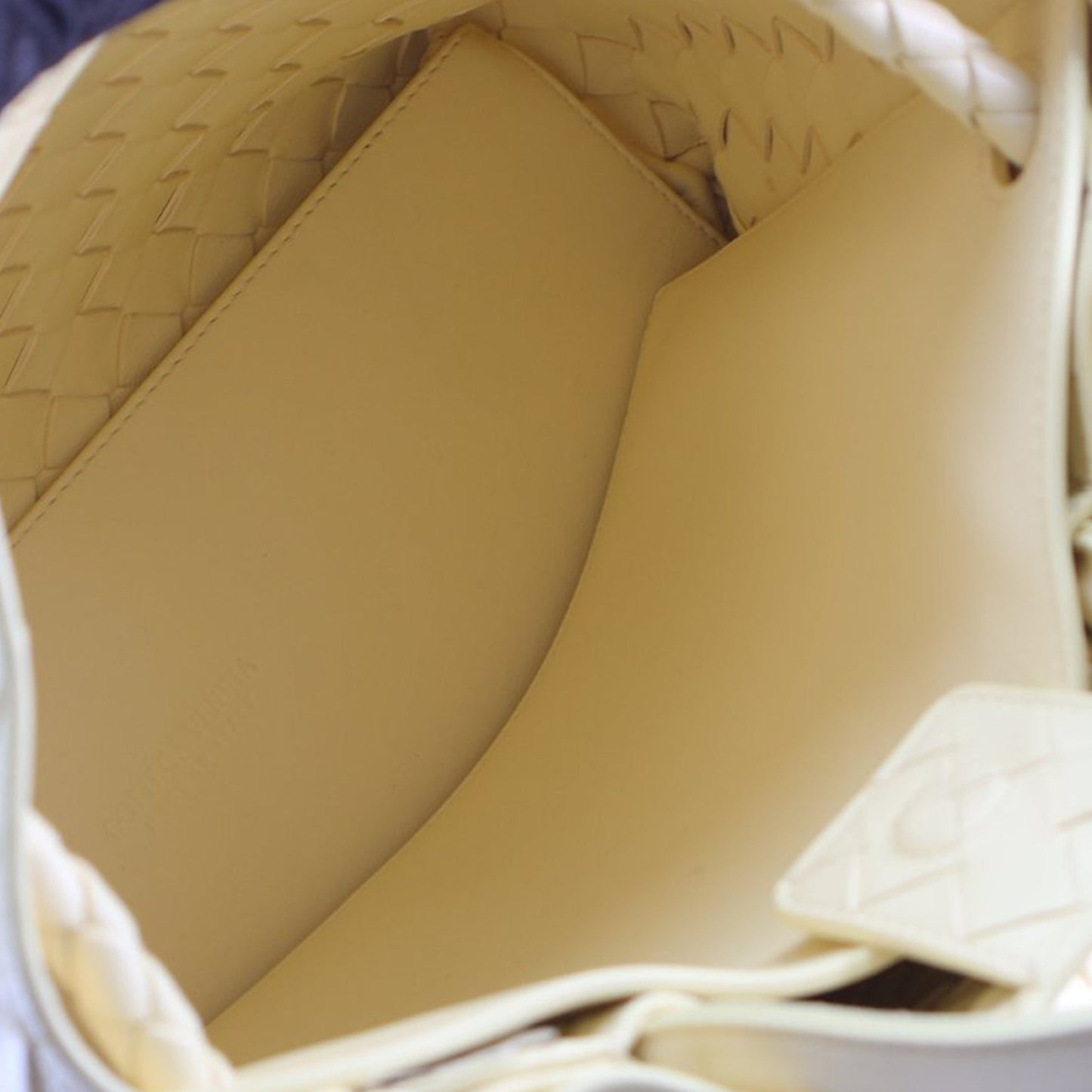 Medium Lambskin Intrecciato Andiamo Bag
