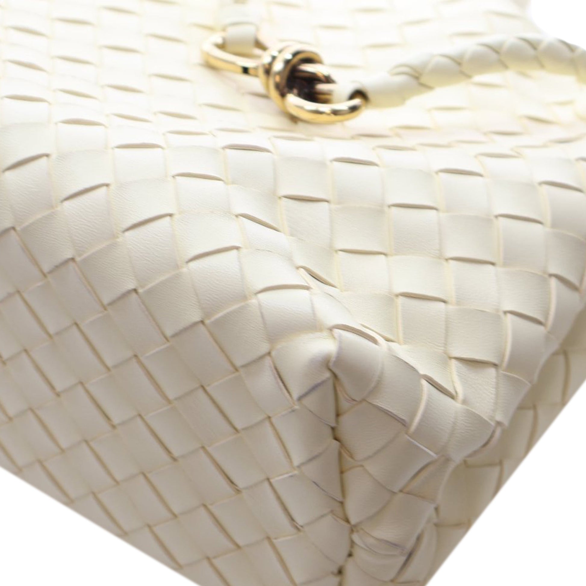 Medium Lambskin Intrecciato Andiamo Bag