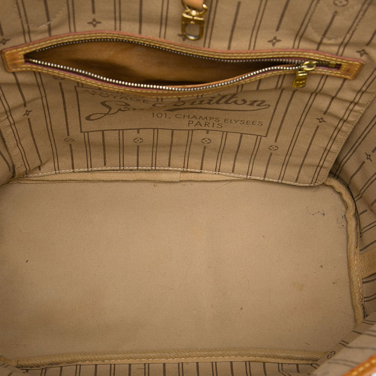 Louis Vuitton Monogram Neverfull MM — Brown
