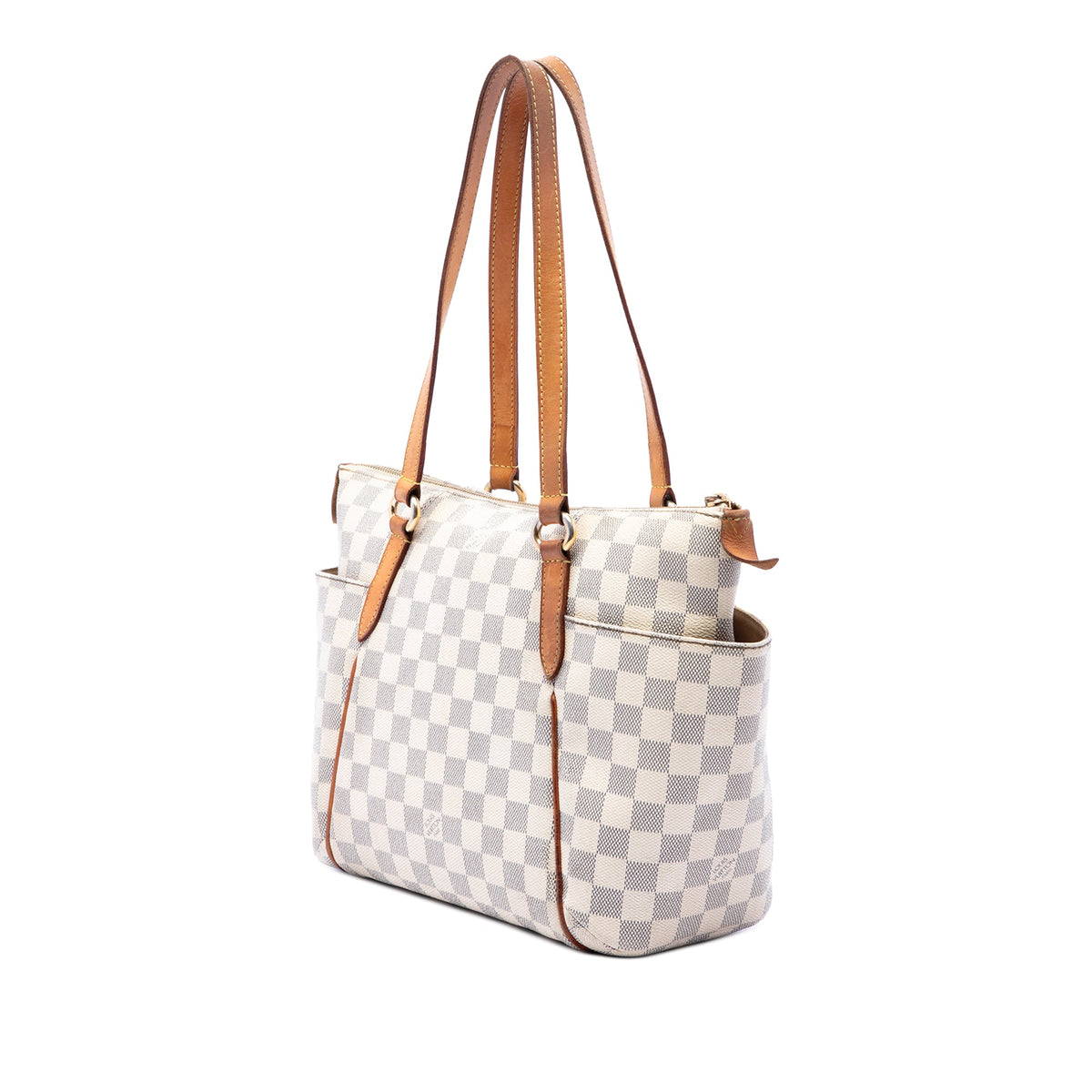Louis Vuitton Damier Azur Totally PM — White