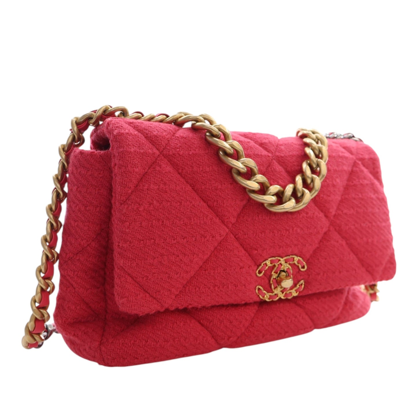 Chanel Large Tweed 19 Flap