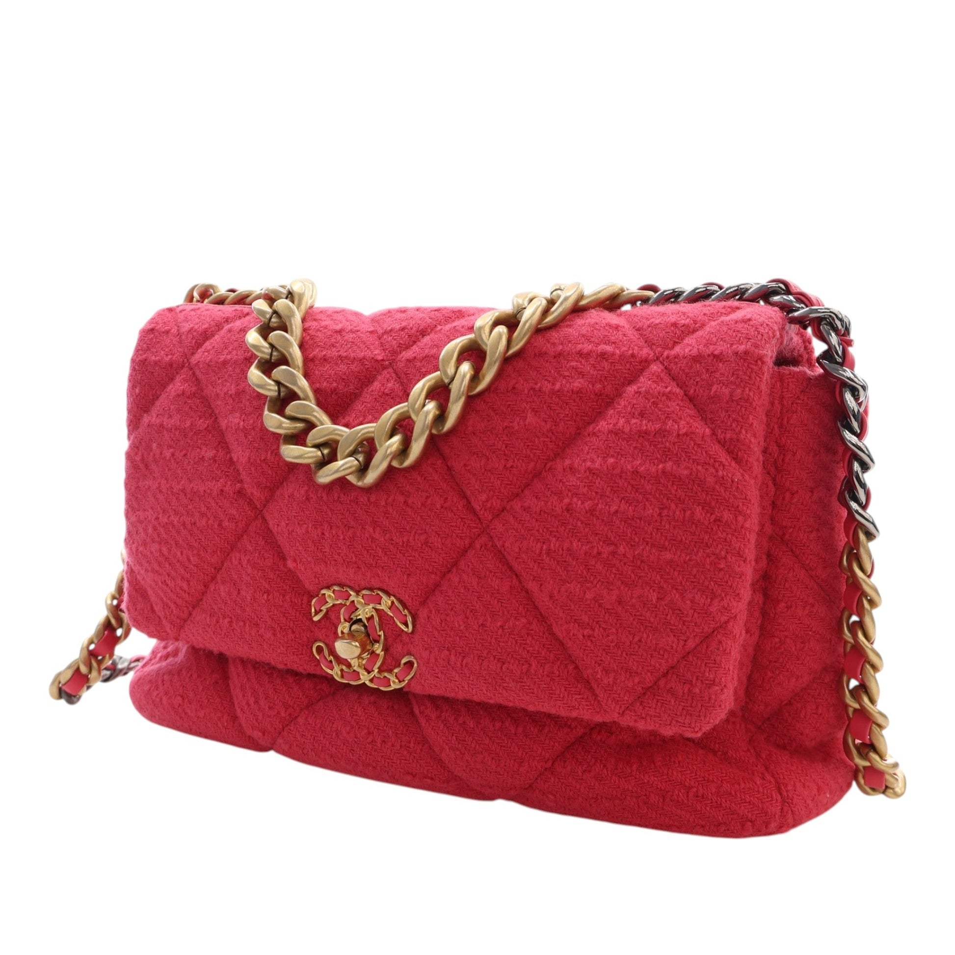 Chanel Large Tweed 19 Flap