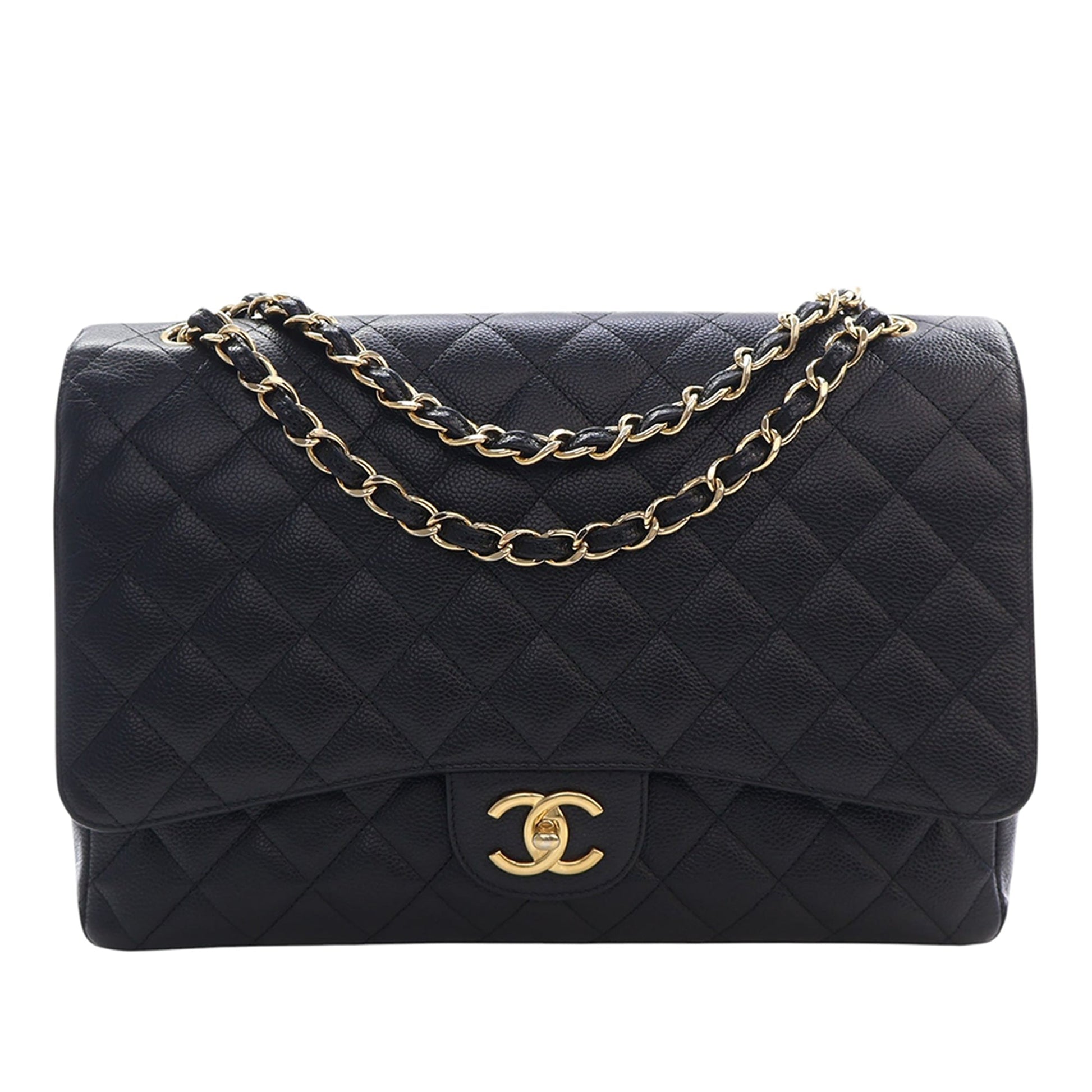 Chanel Maxi Classic Caviar Double Flap