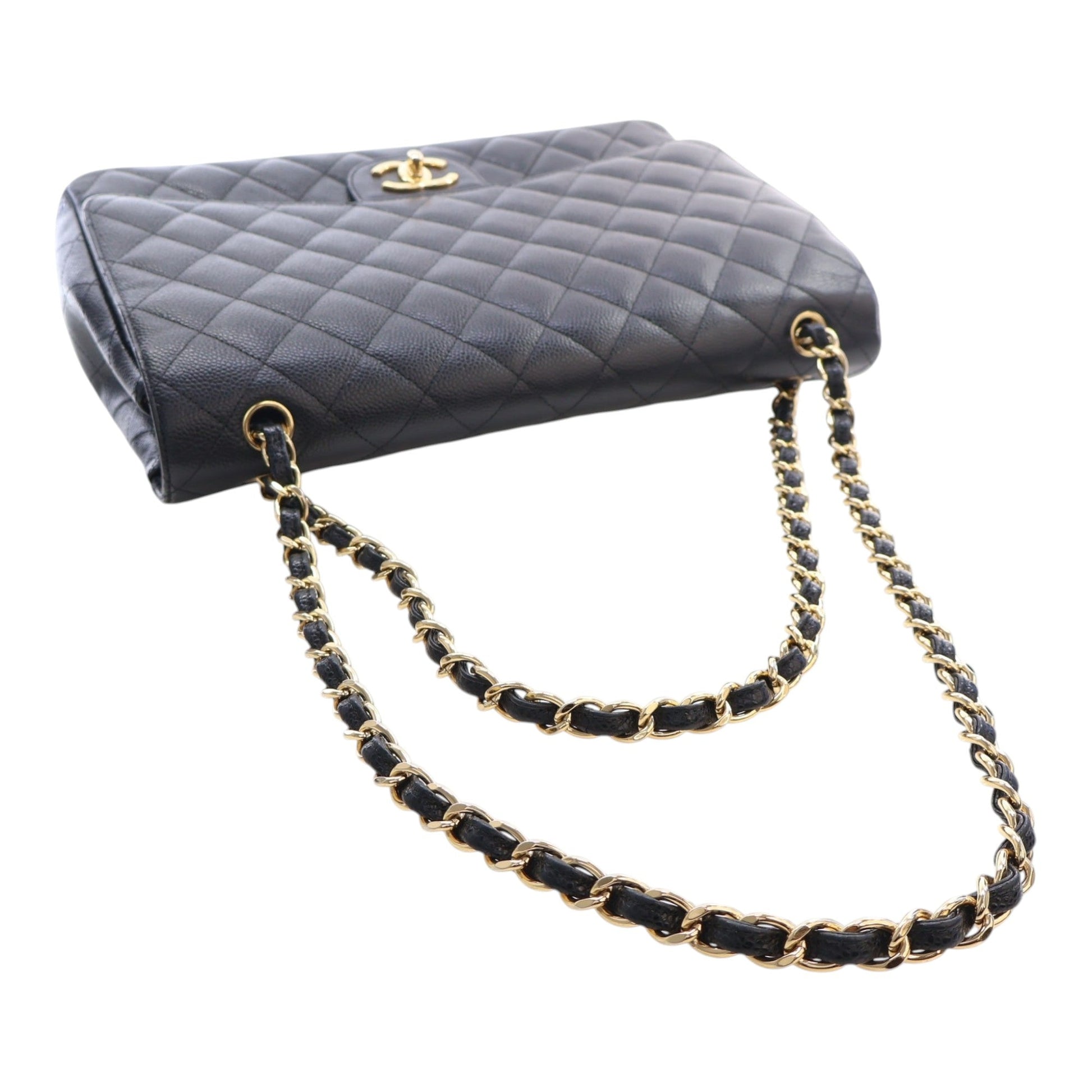 Chanel Maxi Classic Caviar Double Flap