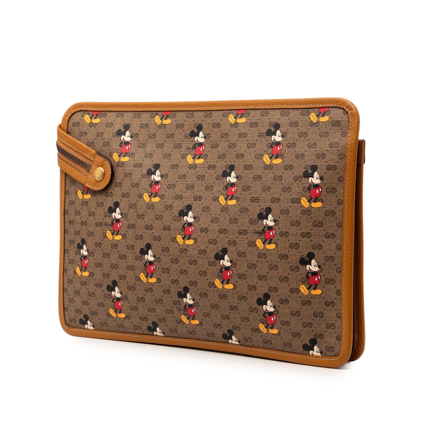 Gucci Disney Micro GG Supreme Mickey Mouse Clutch