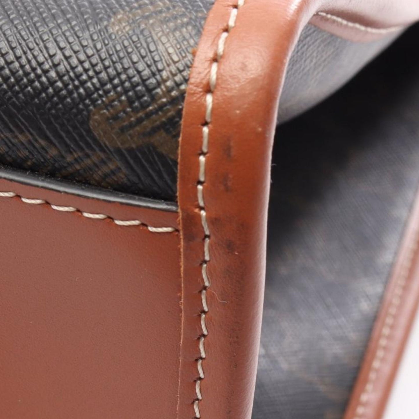 Celine Triomphe Coated Canvas Horizontal Cabas Tote