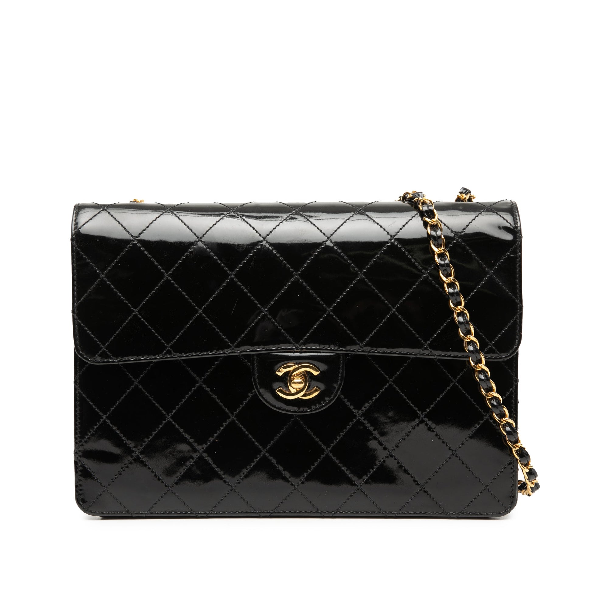 Chanel Jumbo Classic Patent Single Flap