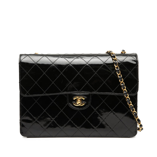Chanel Jumbo XL Classic Patent Single Flap