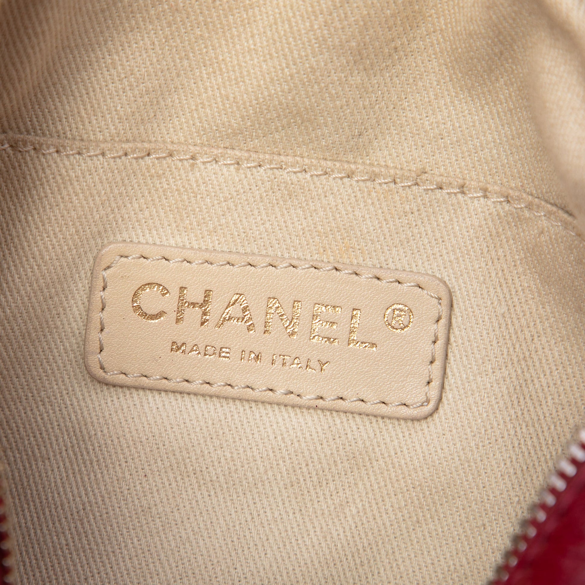 Chanel CC Jersey and Lambskin Scale Camera Bag