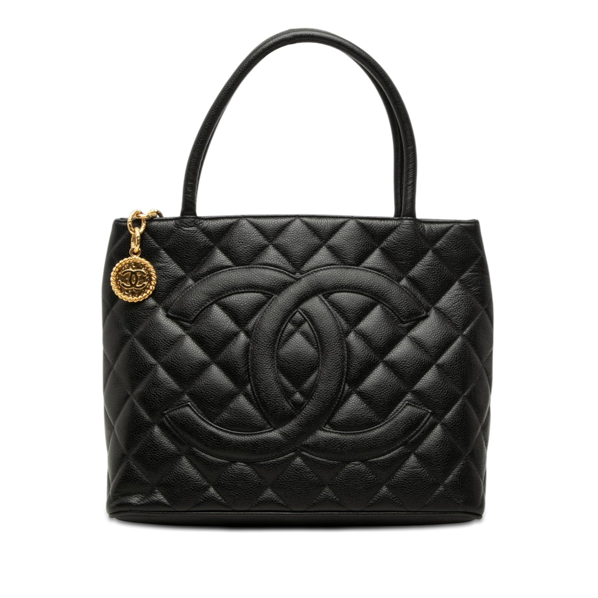 Chanel Caviar Medallion Tote