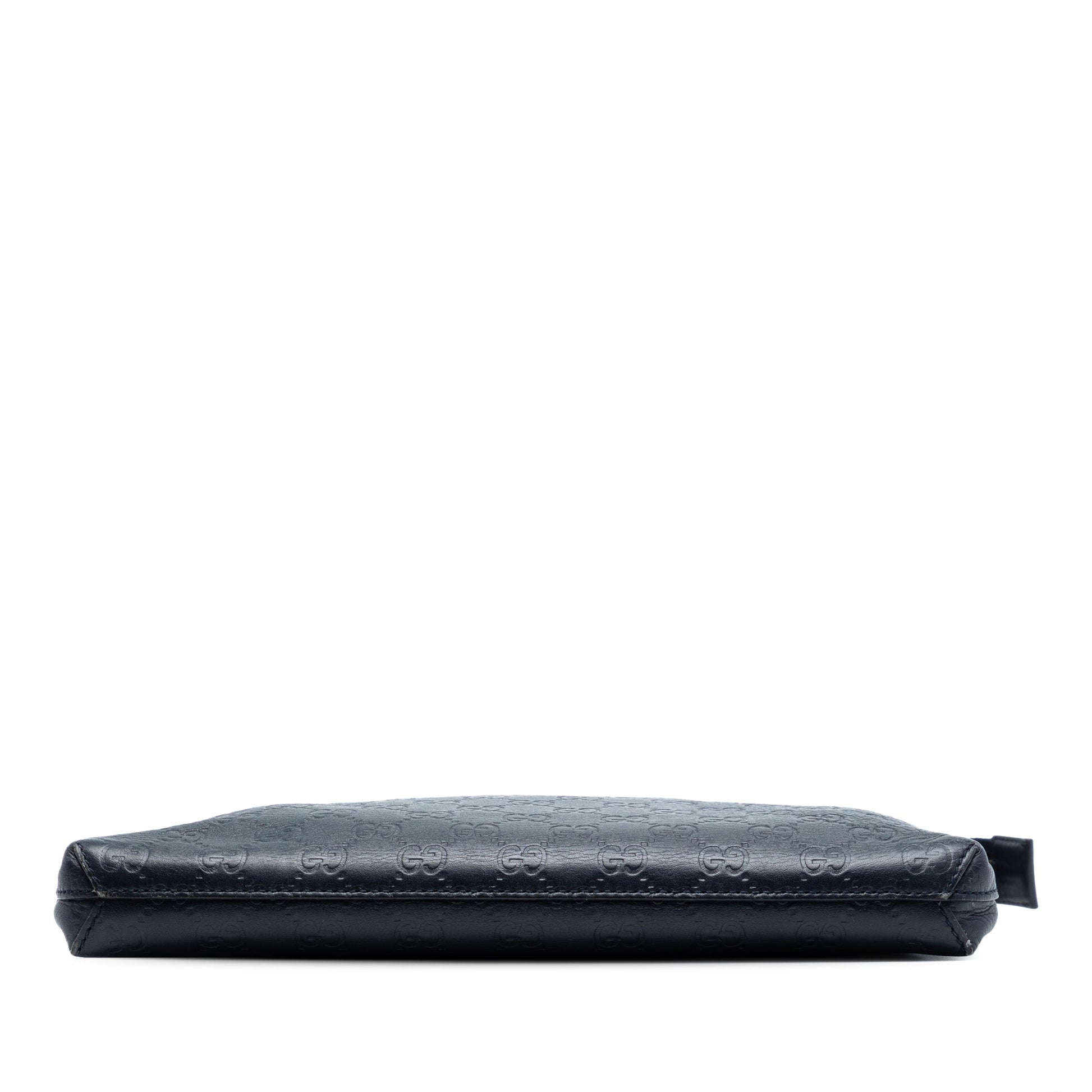 Gucci Guccissima Wristlet Clutch