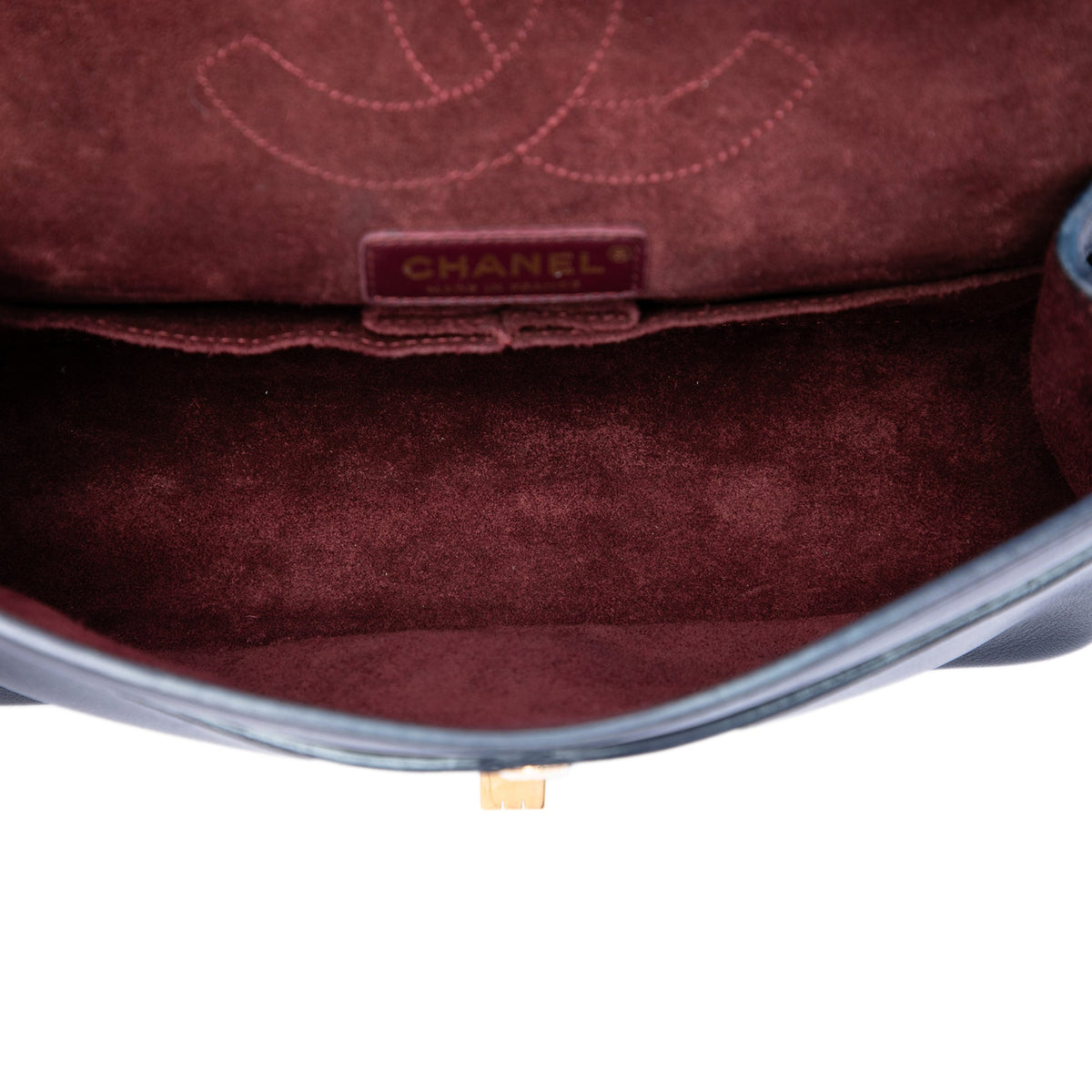 Chanel Calfskin Reissue 2.55 Medallion Nude Double Flap 225