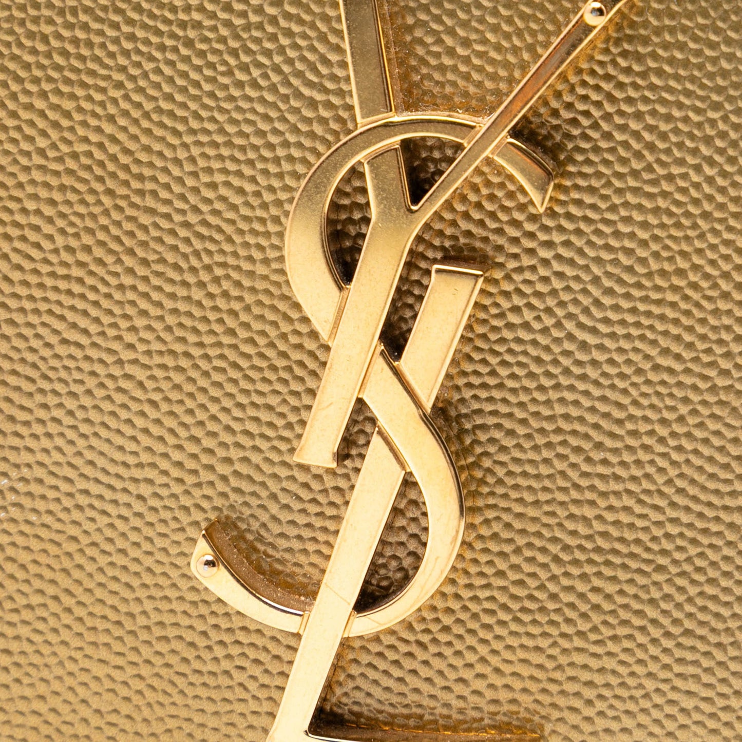Small Metallic Grain de Poudre Monogram Kate Box Chain Crossbody