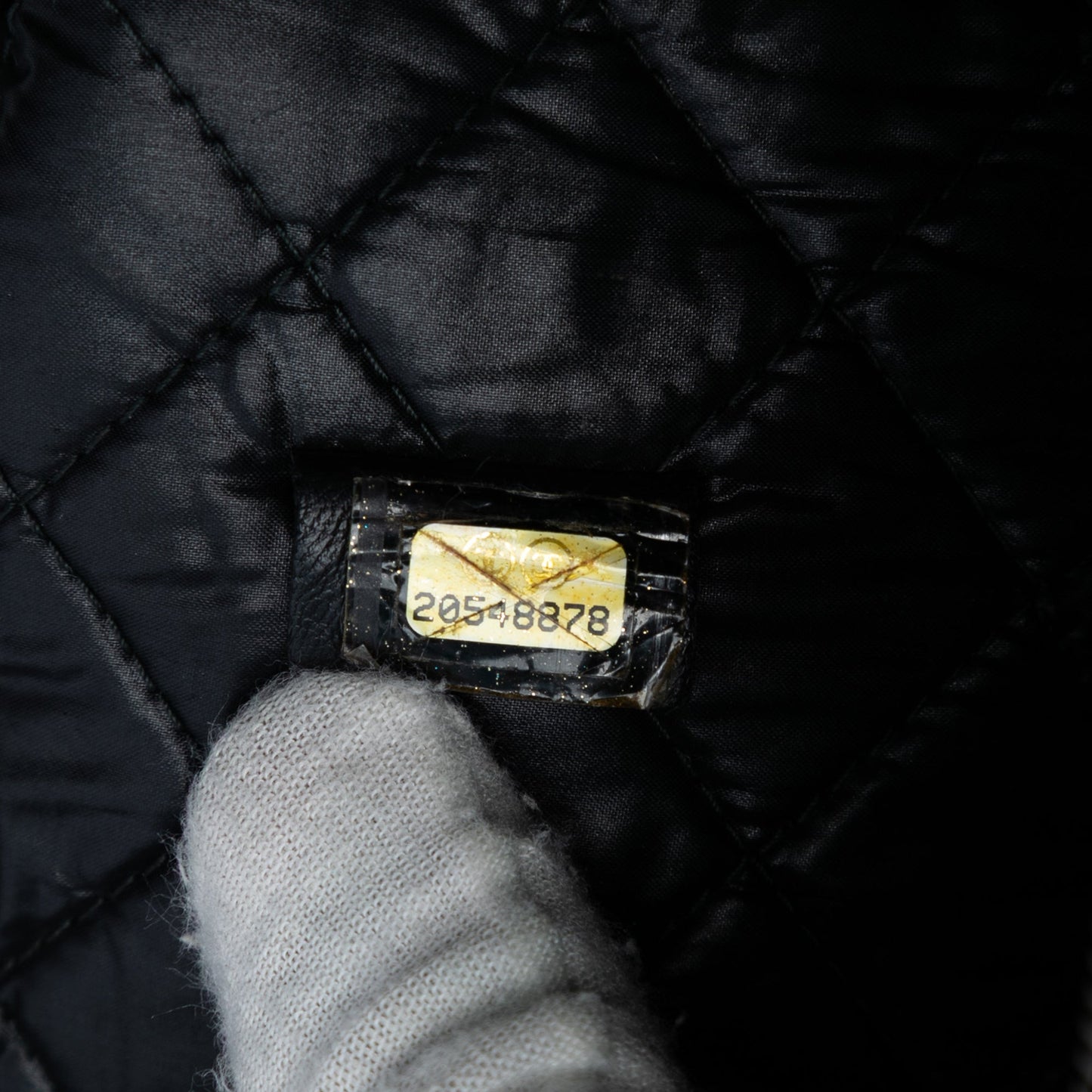 Chanel Large Quilted Patent O Case Clutch