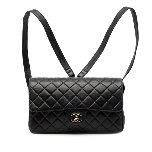 Chanel Medium Quilted Lambskin Flap Backpack